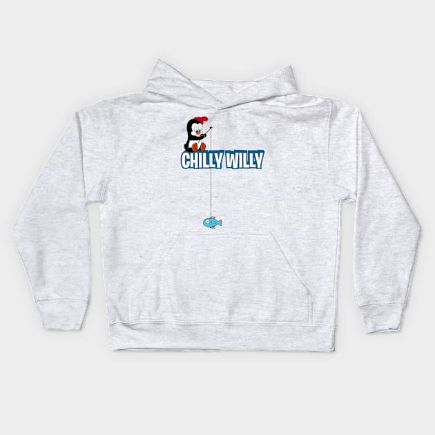 CHILLY WILLY - Fishing 2.0 Kids Hoodie by KERZILLA